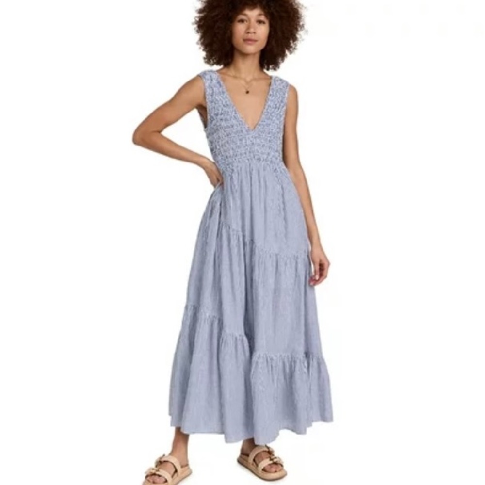 Free People Light Blue Maxi Dress